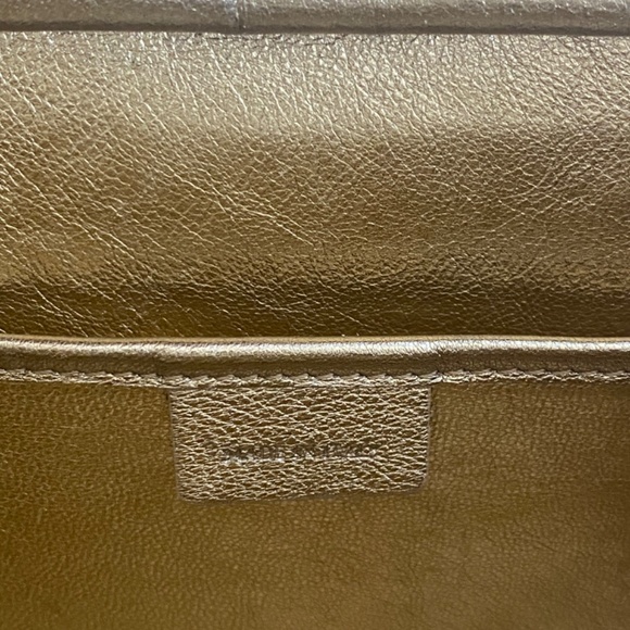 Gold Laminated Celine Nano Luggage Bag - Picture 6 of 8
